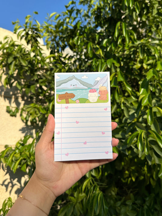 Hunza Valley - Memo Pad