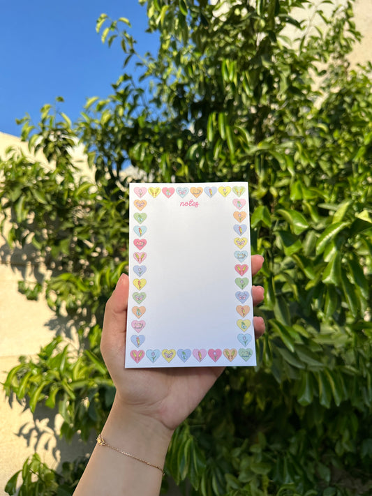 Notes Heart - Memo Pad
